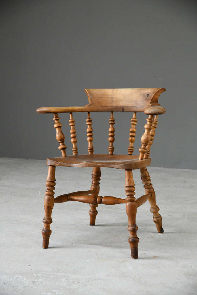 Elm Smokers Bow Chair