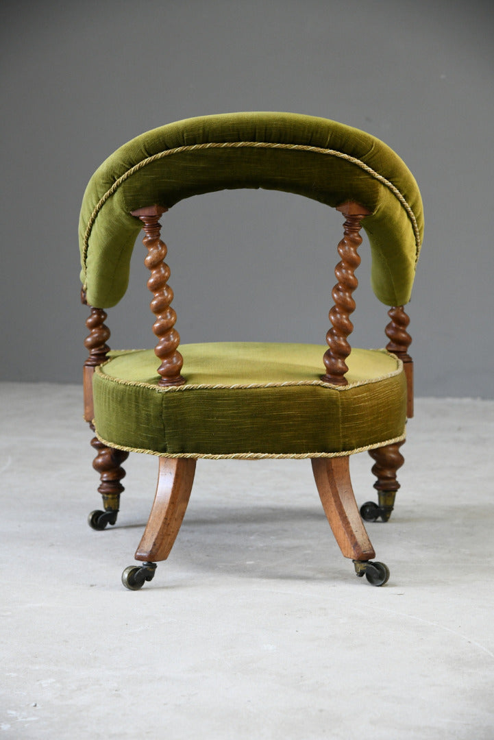 Victorian Walnut Easy Chair