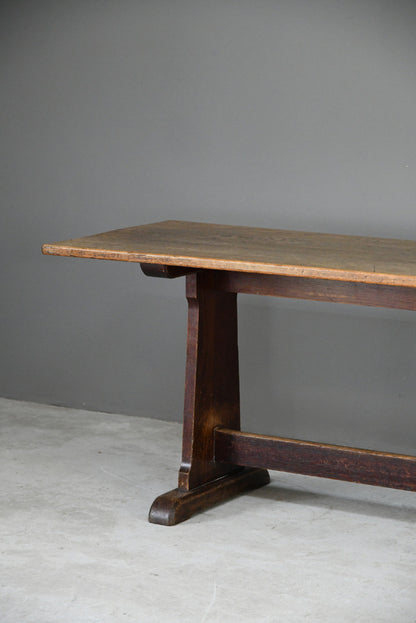 Early 20th Century Oak Refectory Table