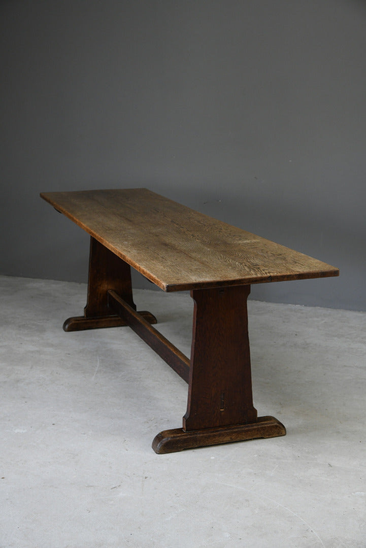 Early 20th Century Oak Refectory Table