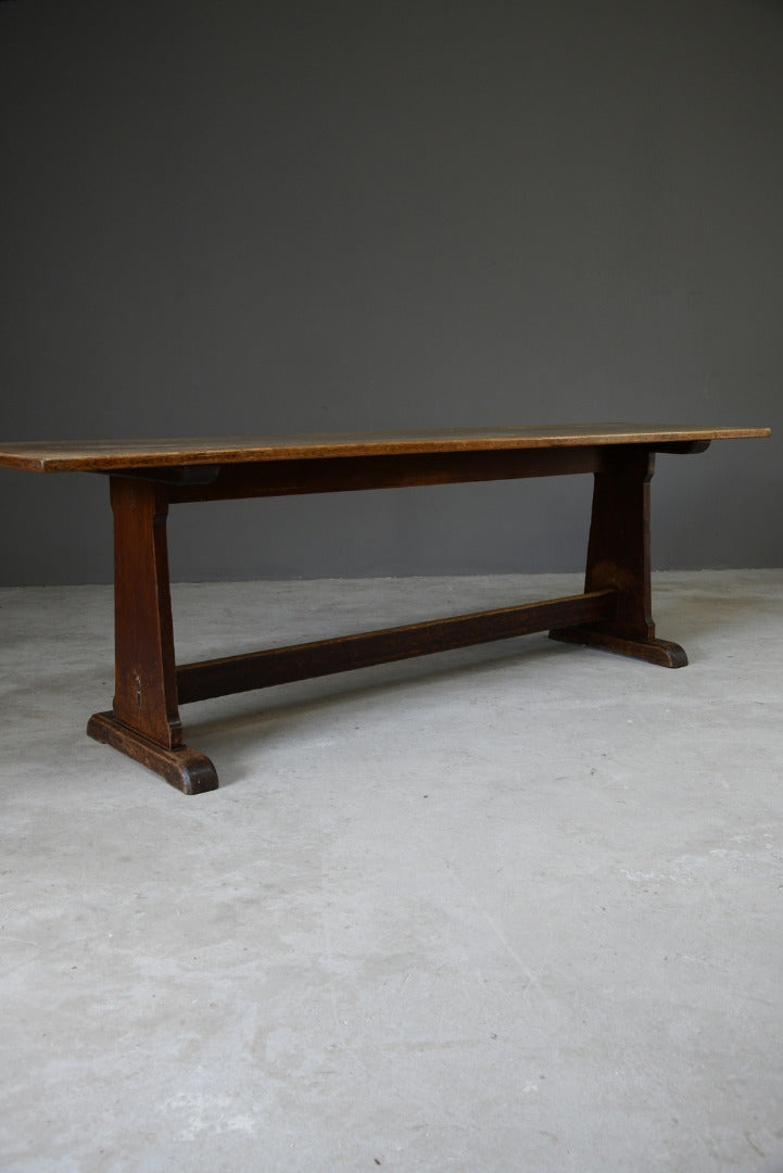 Early 20th Century Oak Refectory Table