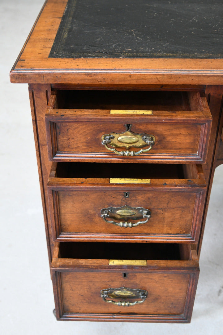 Small Edwardian Walnut Desk