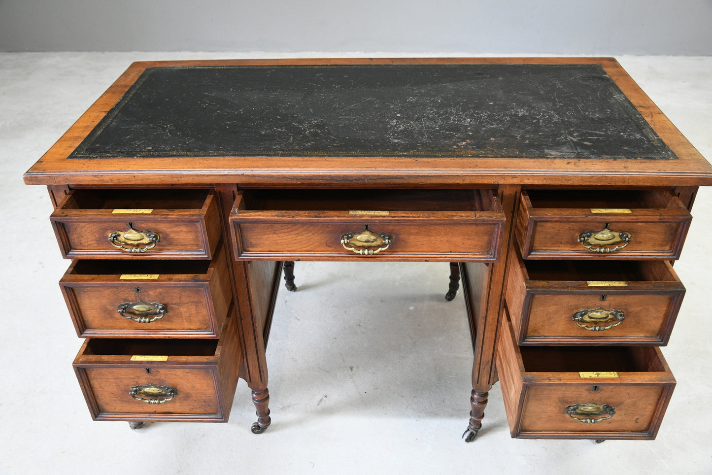 Small Edwardian Walnut Desk