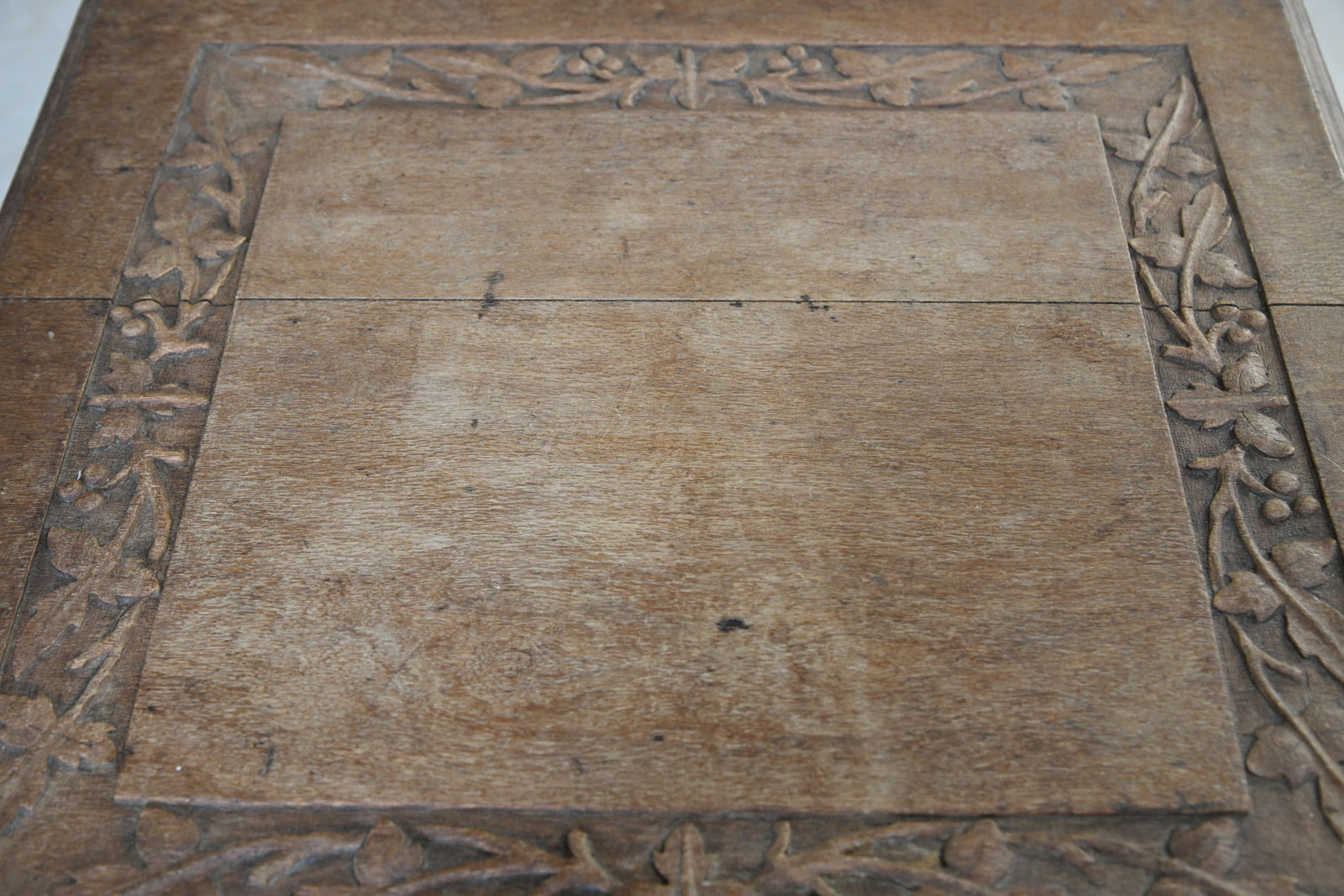 Carved Oak Side Table