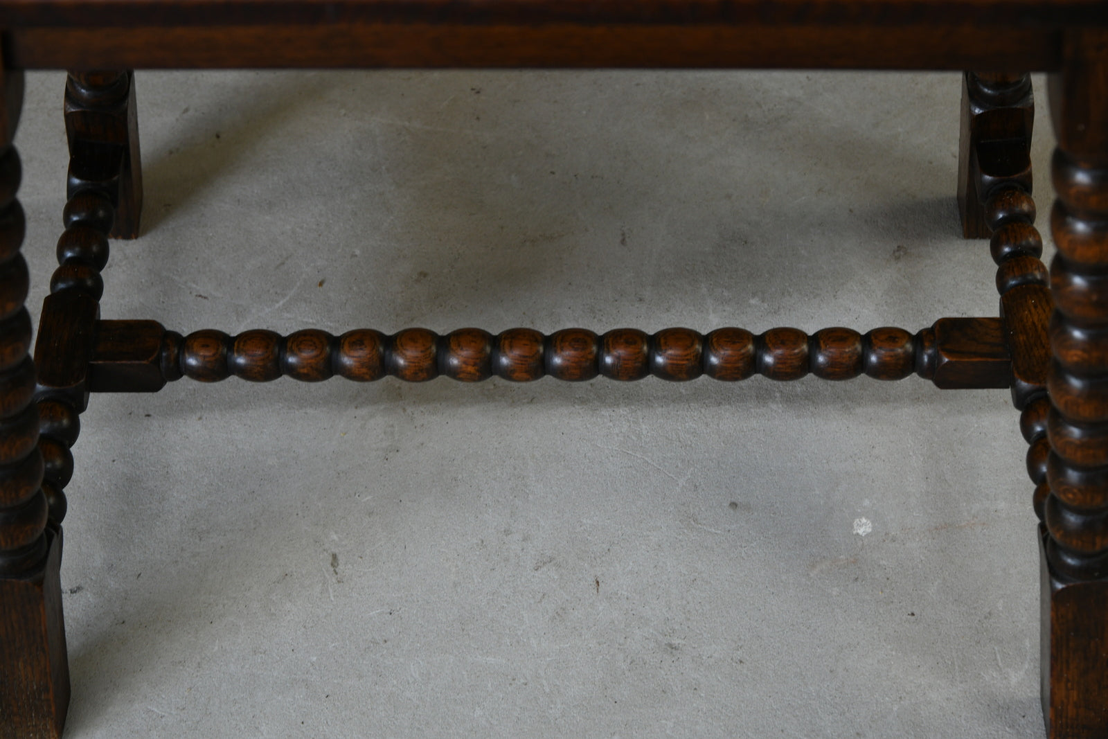 Antique Oak Bobbin Turned Table