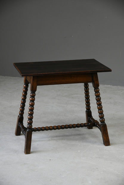 Antique Oak Bobbin Turned Table