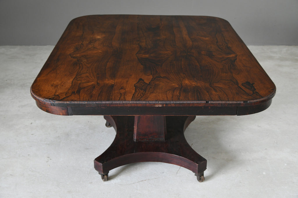 Antique Rosewood Tilt Top Centre Table