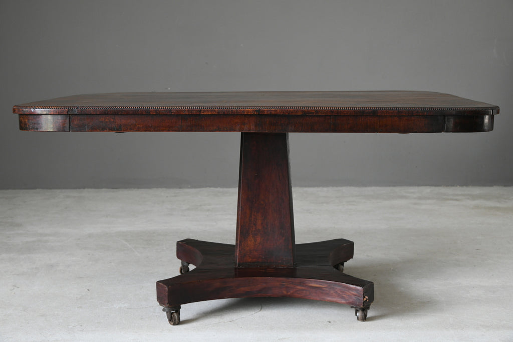 Antique Rosewood Tilt Top Centre Table