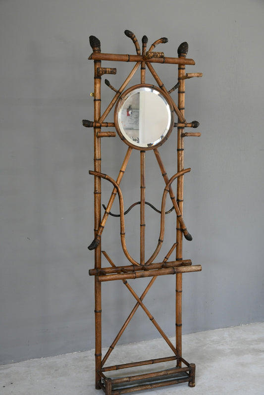 Antique Bamboo Hall Stand