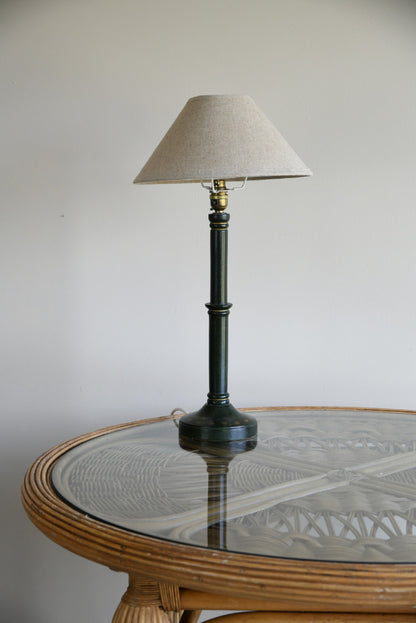 Vintage Green Table Lamp