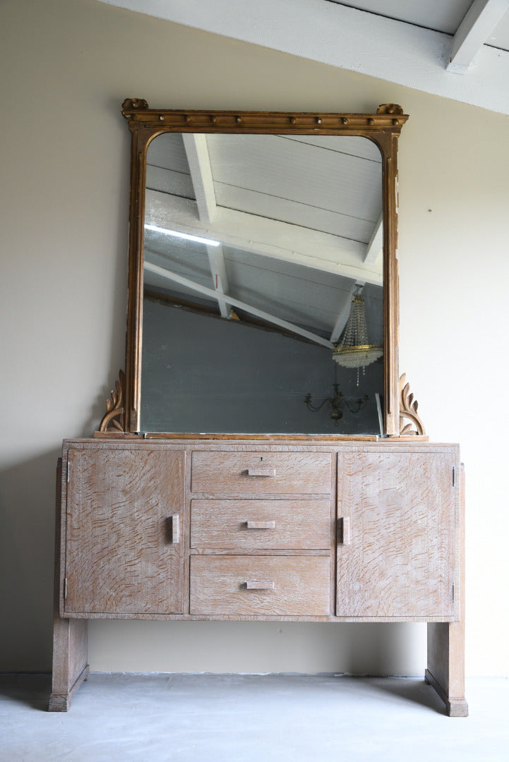 19th Century Antique Large Gilt Overmantle Mirror