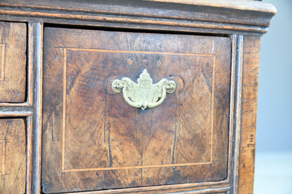 Walnut & Oak Lowboy Side Table