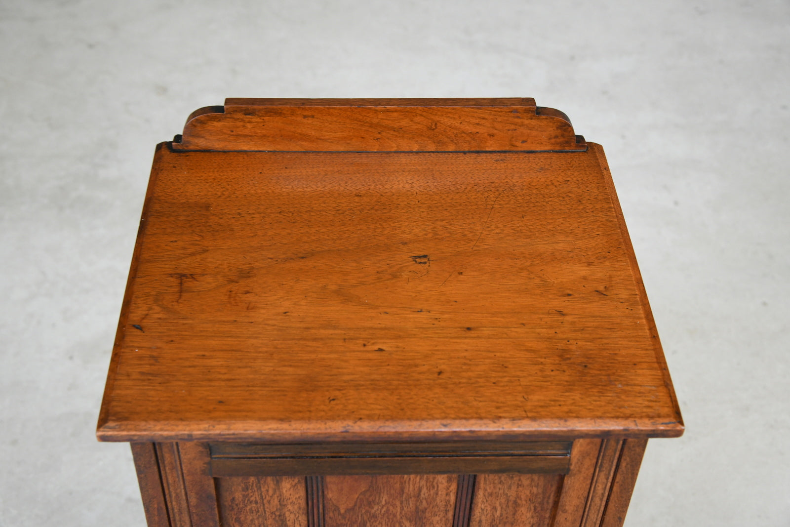 Antique Edwardian Walnut Bedside Cabinet