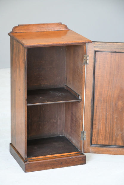 Antique Edwardian Walnut Bedside Cabinet