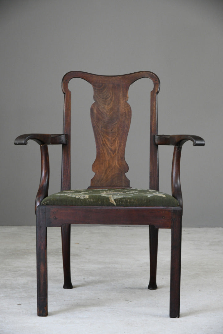 Georgian Mahogany Armchair