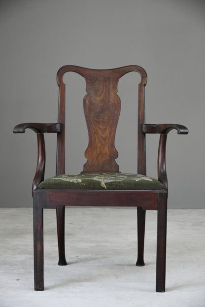 Georgian Mahogany Armchair