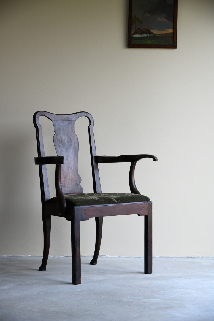 Georgian Mahogany Armchair