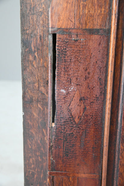 Antique Oak Corner Cupboard