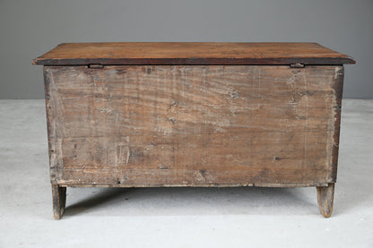 Antique Rustic European Scots Pine Chest