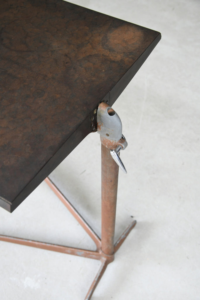 1930s Adjustable Bakelite Side Table