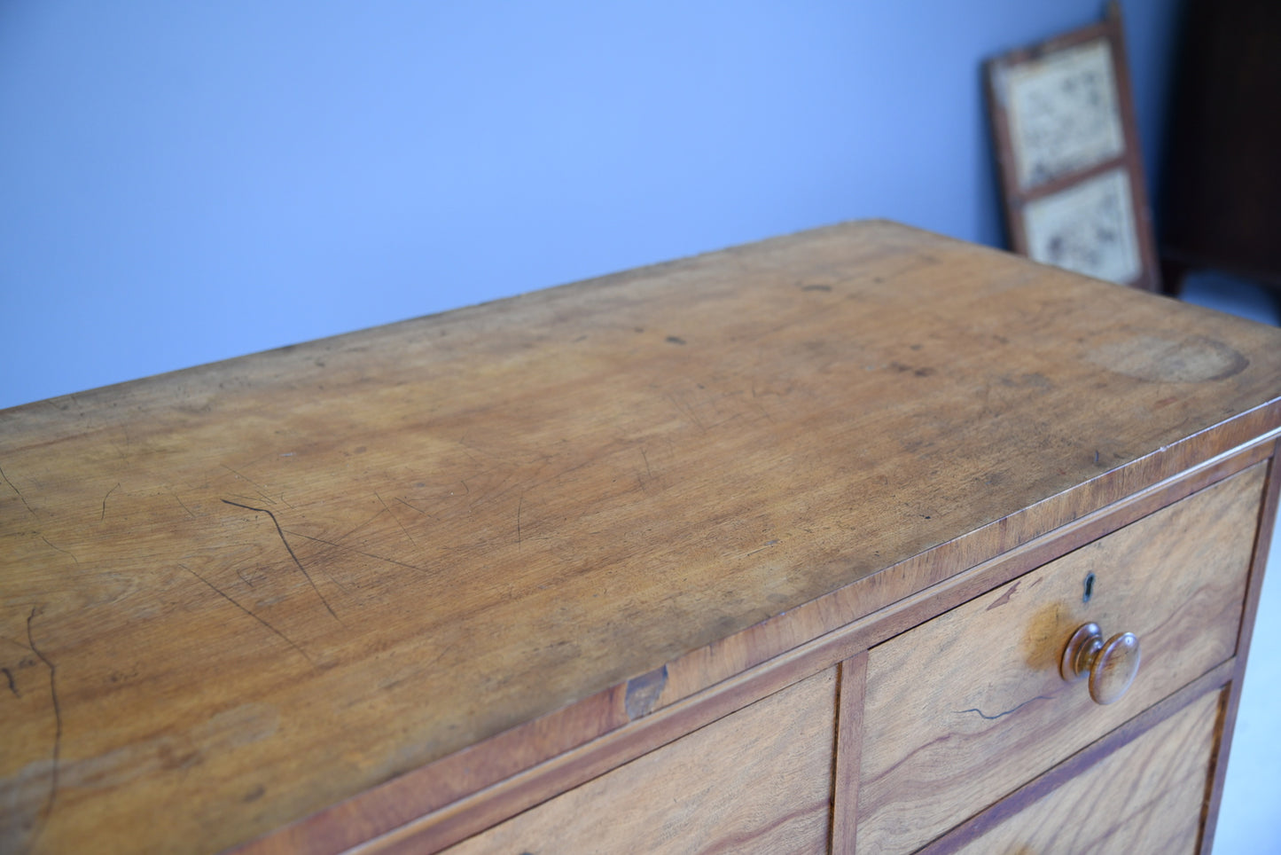 Victorian Satin Birch Chest of Drawers