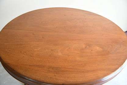 Antique Victorian Mahogany Round Tilt Top Breakfast Table