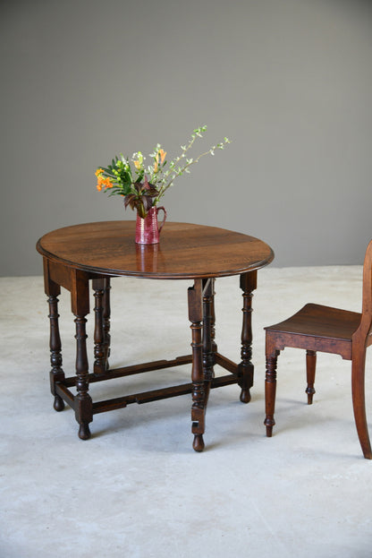 Oak Gate Leg Table