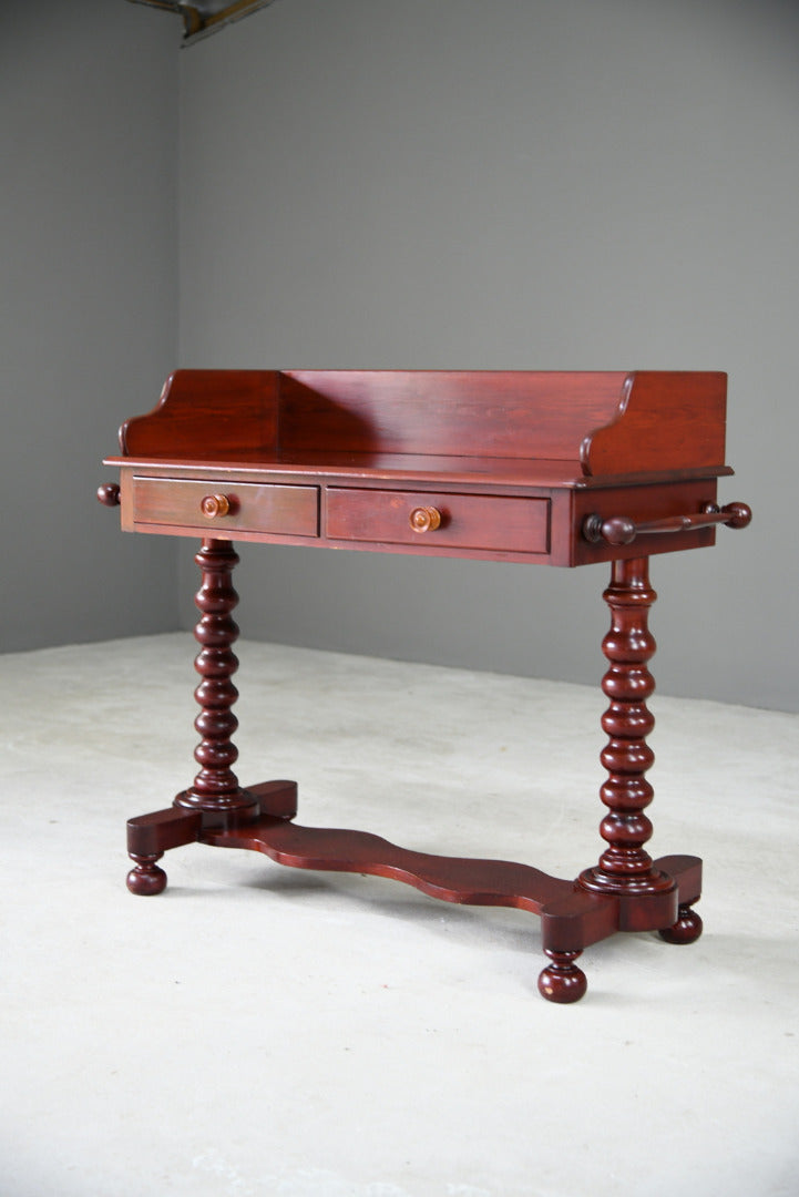 Antique Victorian Stained Pine Washstand