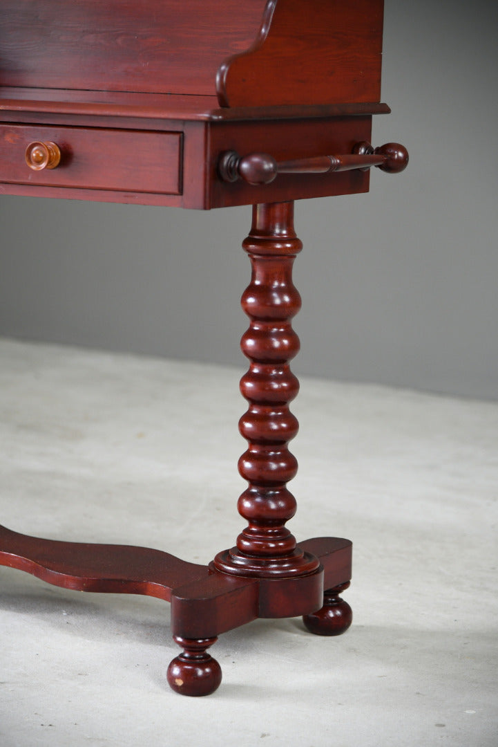 Antique Victorian Stained Pine Washstand