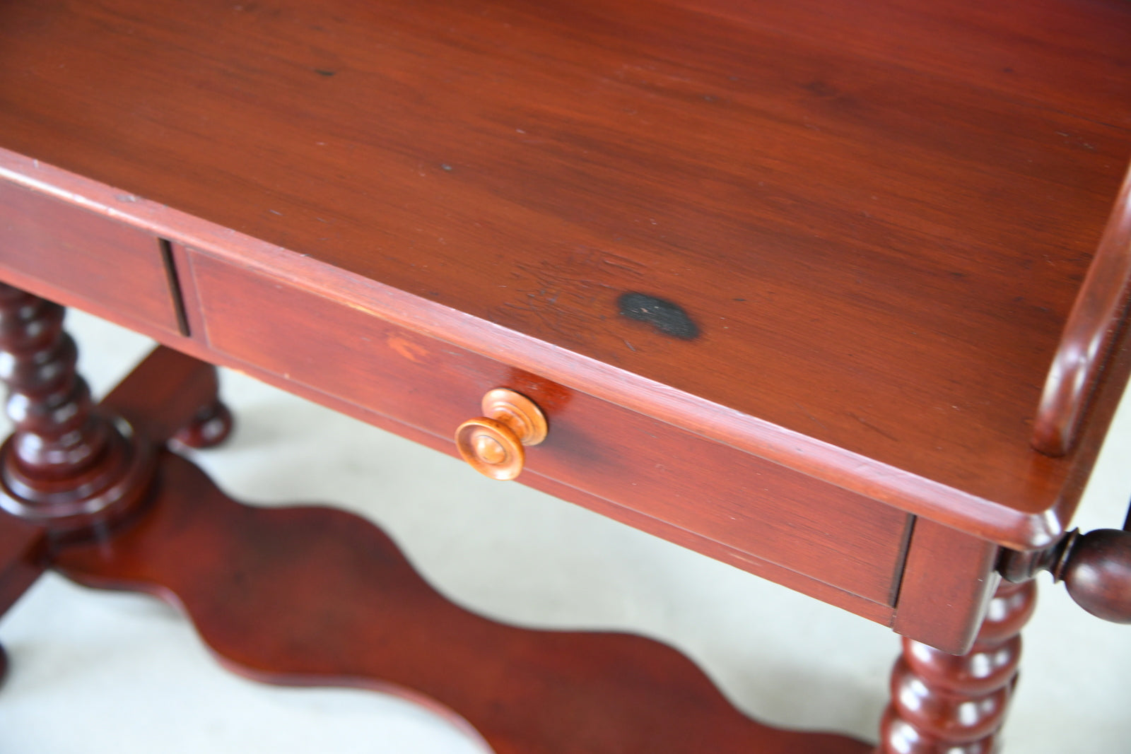 Antique Victorian Stained Pine Washstand