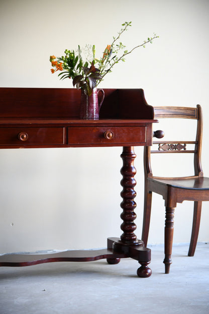 Antique Victorian Stained Pine Washstand