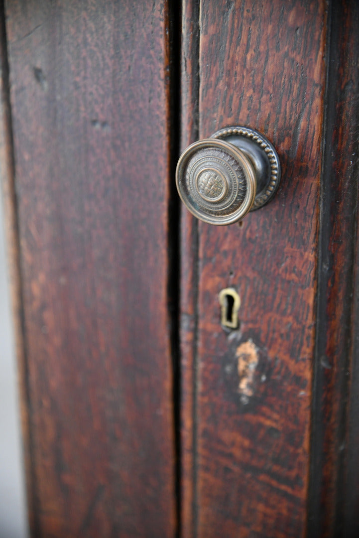 Georgian Oak Corner Cupboard