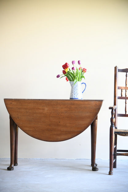 Georgian Mahogany Drop Leaf Table