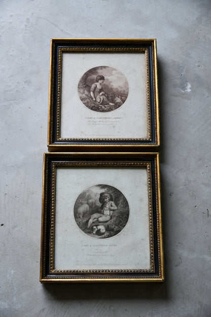 Pair of Antique Engravings