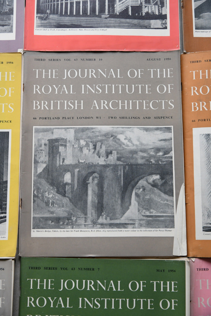 RIBA Journal 12 Issues 1956