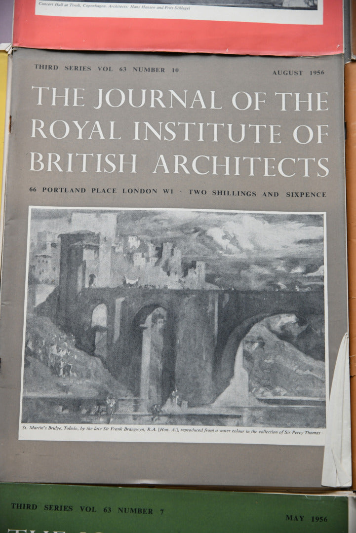 RIBA Journal 12 Issues 1956