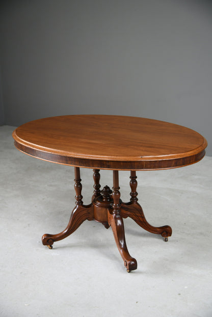 Victorian Oval Snap Top Centre / Dining Table