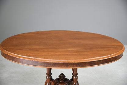 Victorian Oval Snap Top Centre / Dining Table