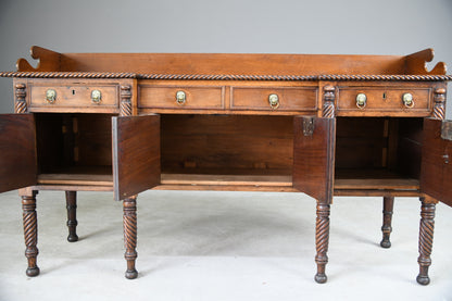 Large Mahogany Breakfront Sideboard