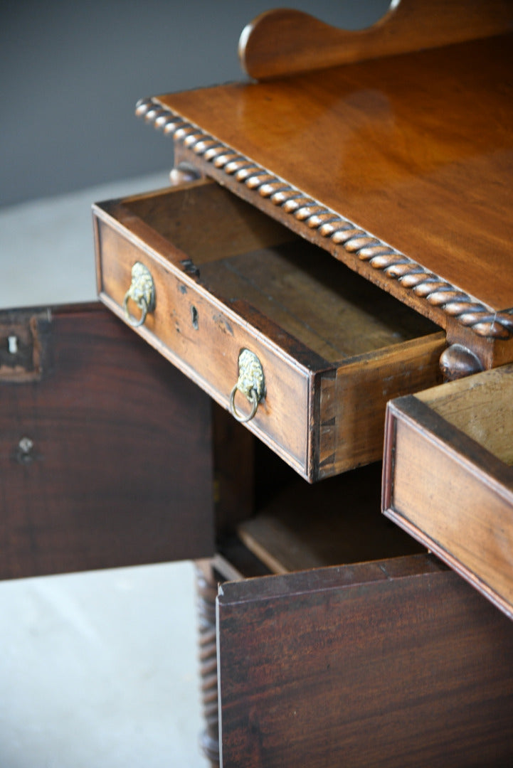 Large Mahogany Breakfront Sideboard