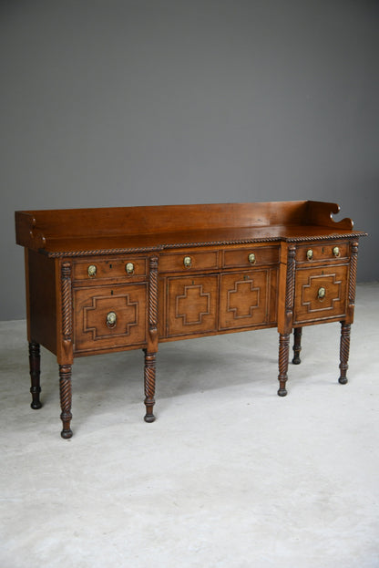 Large Mahogany Breakfront Sideboard