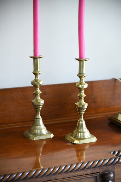 Antique Brass Candlesticks