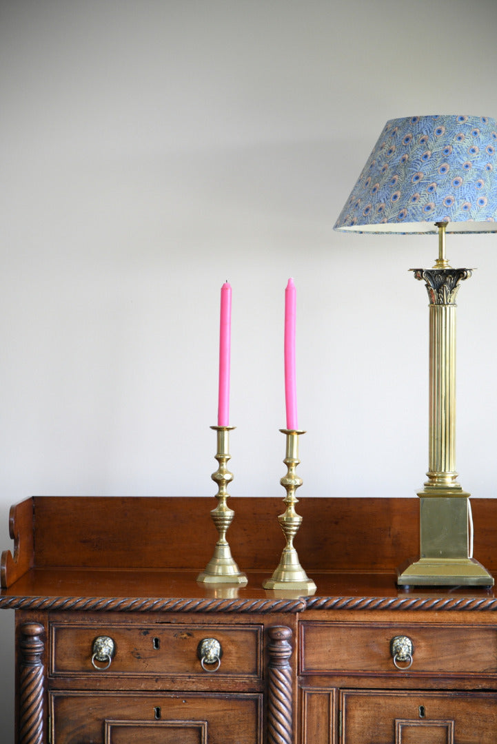 Antique Brass Candlesticks