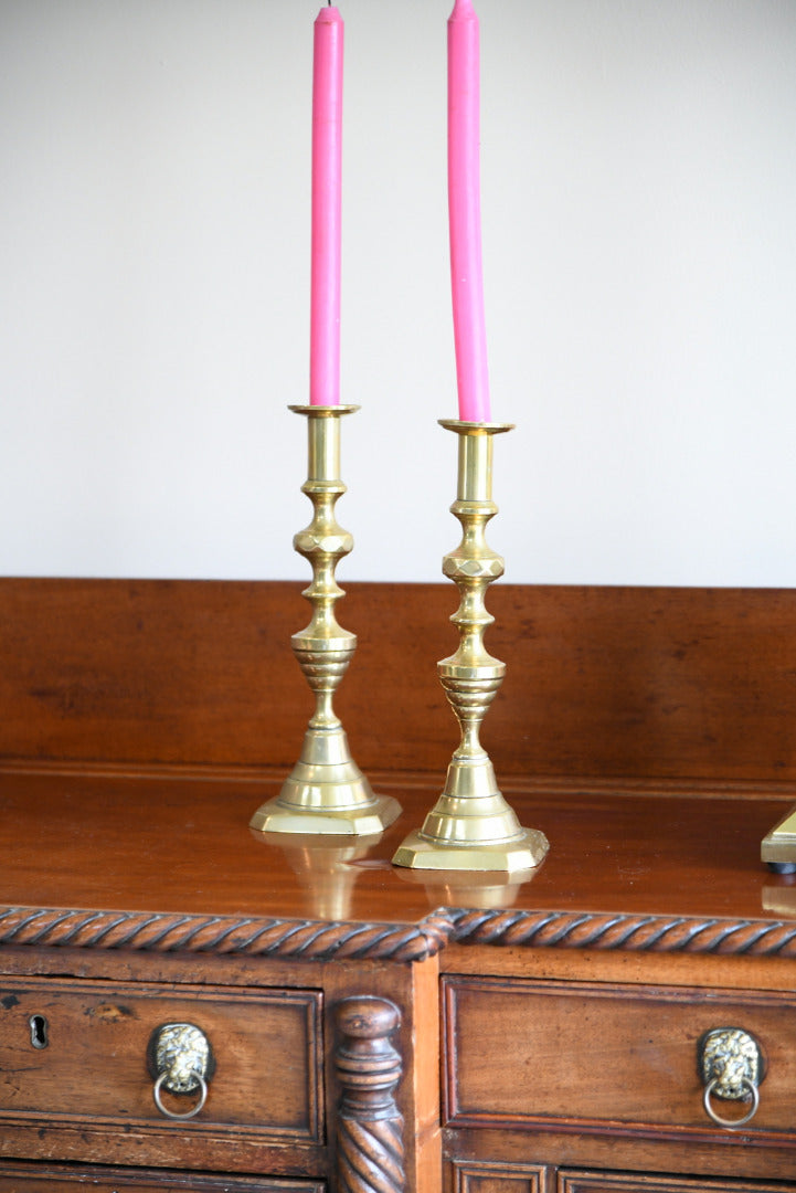 Antique Brass Candlesticks