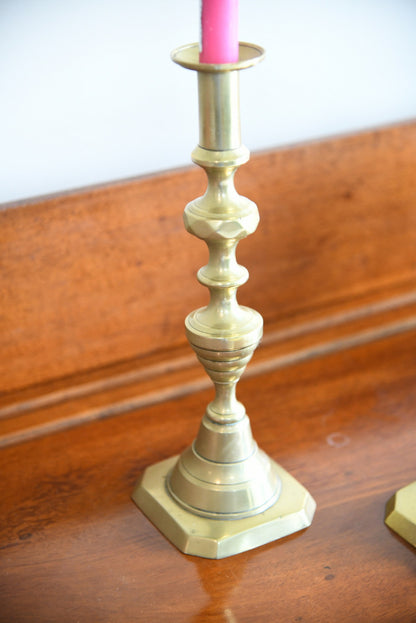 Antique Brass Candlesticks