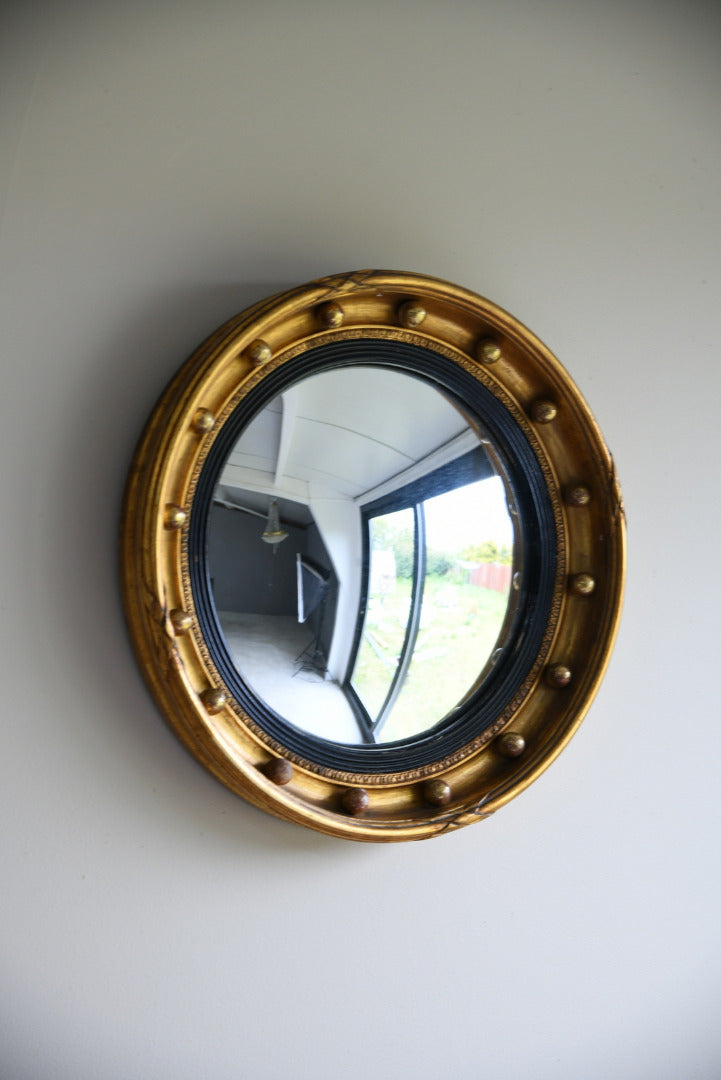 Regency Style Convex Wall Mirror