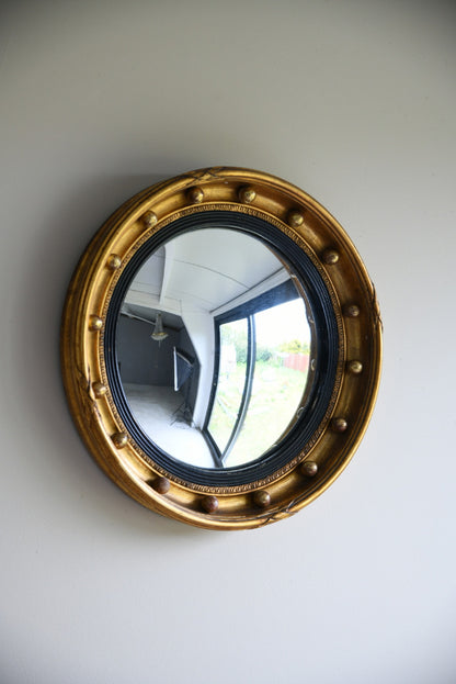 Regency Style Convex Wall Mirror