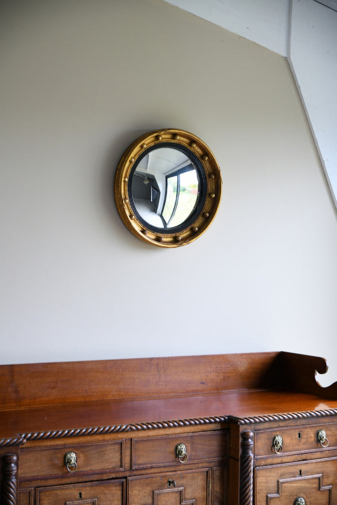 Regency Style Convex Wall Mirror