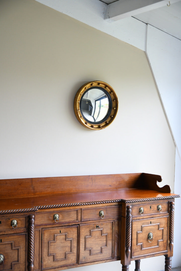 Regency Style Convex Wall Mirror