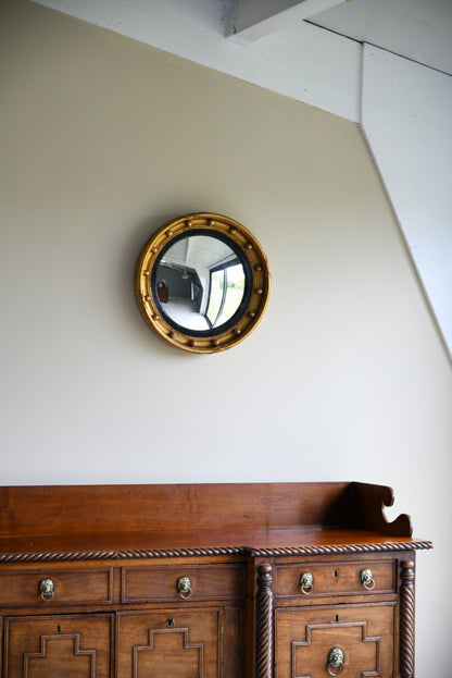 Regency Style Convex Wall Mirror